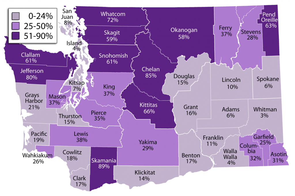 Jlarc Report: Economic Impact Of Public Lands pertaining to Washington State Public Land Map