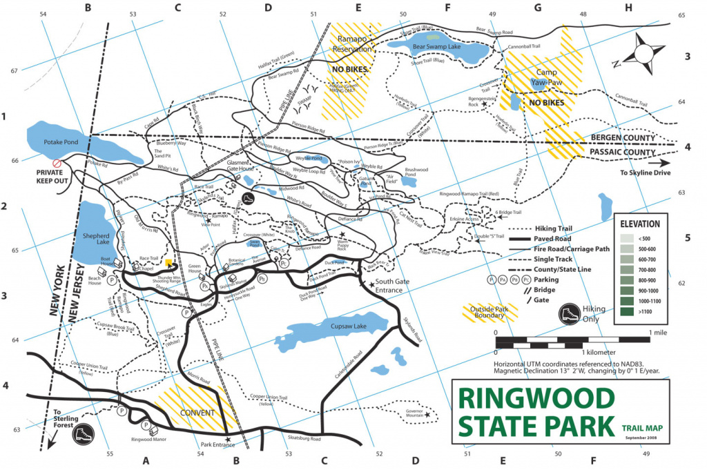 Jsts Directions To Rides &amp;amp; Meetings intended for Ramapo Mountain State Forest Trail Map