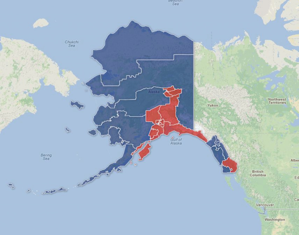 Juneau Voters Turned Out For Obama regarding Alaska State Senate District Map