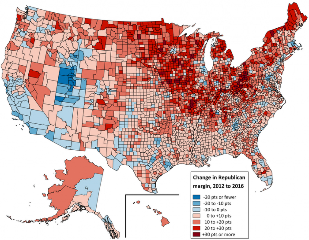 Just How Many Obama 2012-Trump 2016 Voters Were There? - Rasmussen with regard to Alaska State Senate District Map