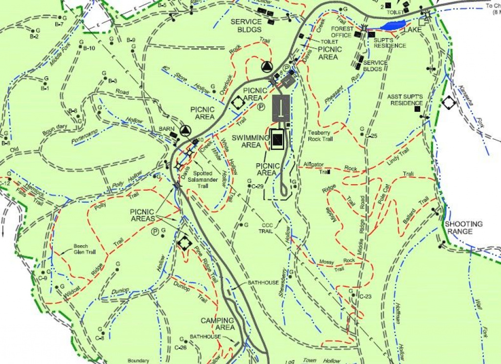 Kanawha State Forest Trail Map | Running | Pinterest | State Forest with Kanawha State Forest Hunting Map