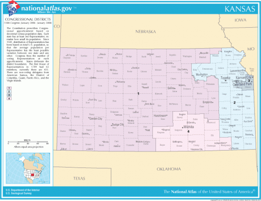 Kansas Facts And Symbols - Us State Facts in Kansas State Senate Map