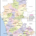 Karnataka Road Map Within State Map Com