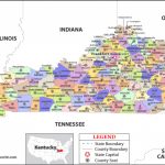 Kentucky County Map, Kentucky Counties List With Kentucky State Map With Counties