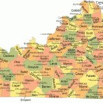 Kentucky County Map With Regard To Kentucky State Map With Cities And Counties