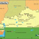 Kentucky Map Pertaining To Map Of Kentucky And Surrounding States