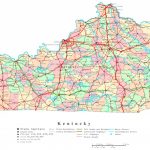 Kentucky Printable Map In Kentucky State Map With Counties