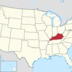 Kentucky   Wikipedia Intended For Map Of Kentucky And Surrounding States