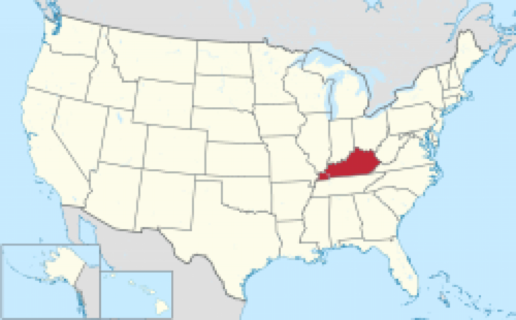 Kentucky - Wikipedia intended for Map Of Kentucky And Surrounding States