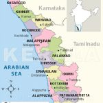 Kerala District Map | District Of Kerala Map | Kerala Political Map With Political Map Of Kerala State