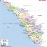 Kerala Inside Political Map Of Kerala State