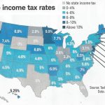 Kirk's Market Thoughts: State Income Tax Rates Map For 2016 Intended For State Income Tax Map