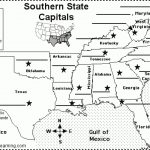 Label Southern Us State Capitals Printout   Enchantedlearning Intended For Southeast Map With Capitals And States