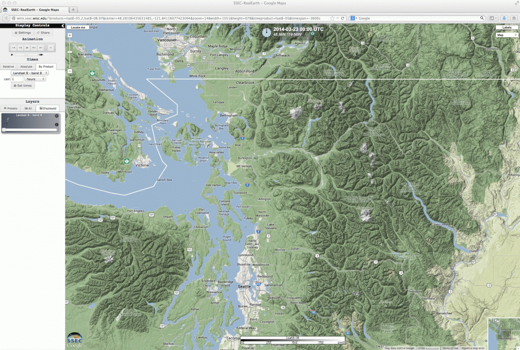 Landsat-8 Images Of Washington State Landslide Site « Cimss intended for Washington State Mudslide Map