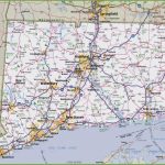 Large Detailed Map Of Connecticut With Cities And Towns With Regard To State Of Ct Map With Towns