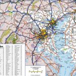 Large Detailed Map Of Maryland With Cities And Towns With Regard To Map Of Maryland And Surrounding States