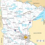 Large Detailed Map Of Minnesota State With Roads And Major Cities Throughout Mn State Map Of Cities
