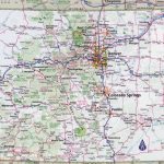 Large Detailed Roads And Highways Map Of Colorado State With All Regarding Picture Of Colorado State Map
