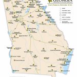Large State Parks And Historic Sites Map Of Georgia | Vidiani Intended For Georgia State Parks Map