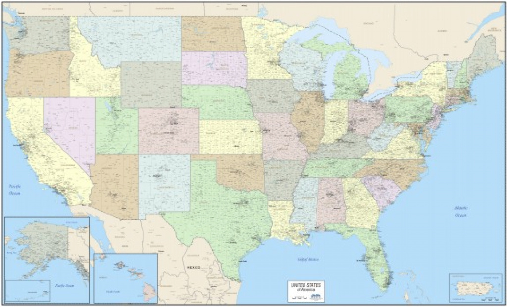 Large United States Wall Map, Maps For Business, Usa Maps within A Big Picture Of The United States Map