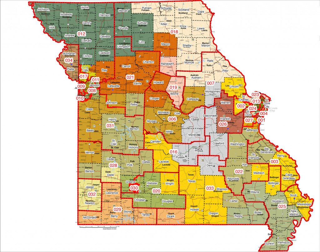 Legislators Pore Over New District Maps (Audio) - Missourinet with Missouri State Senate District Map