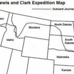 Lewis And Clark Map: Outward Route And Journey Home *** With Regard To States Traveled Map