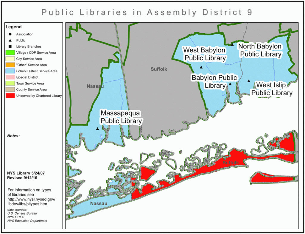 Libraries In New York State Assembly District 9: Library Development with regard to New York State Assembly District Map