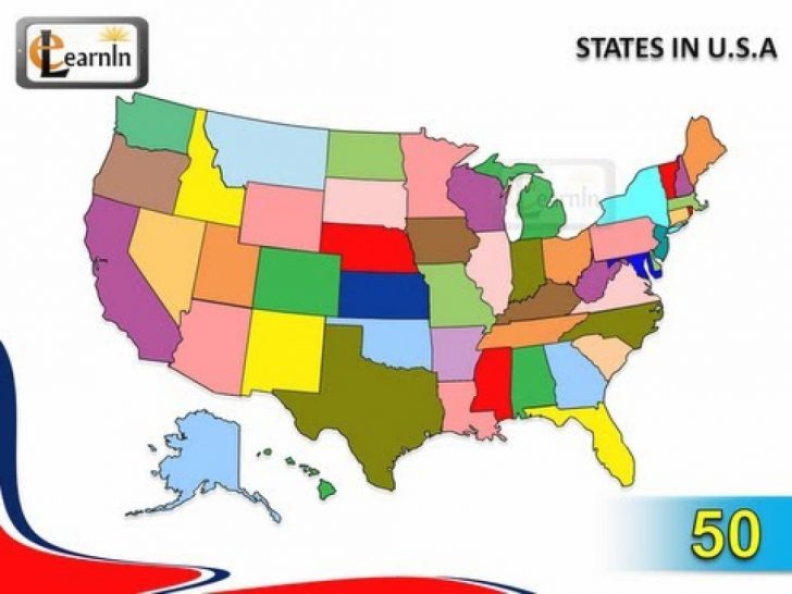 Map Of Usa Showing All States