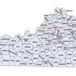 List Of Counties In Kentucky   Wikipedia Inside Kentucky State Map With Cities And Counties