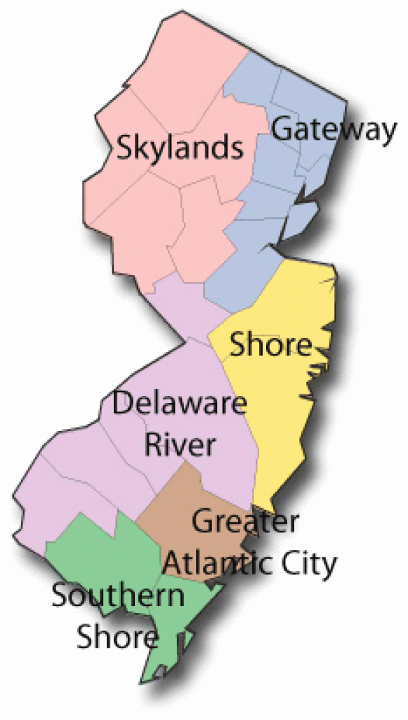 List Of Parks In New Jersey with Nj State Parks Map