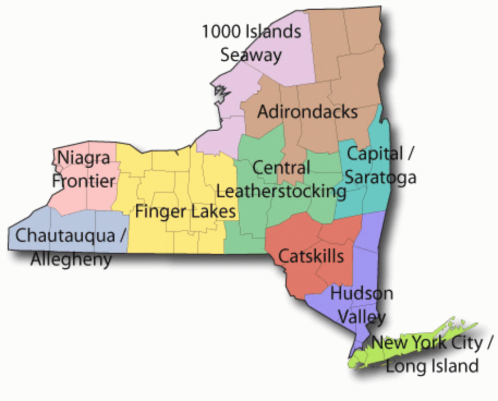 List Of Parks In New York intended for New York State Forests Map
