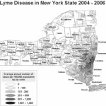 Lyme Disease Map New York State 2004 2006 Inside Lyme Disease New York State Map