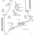 Maine Map Coloring Page | Free Printable Coloring Pages Intended For Maine State Map Printable