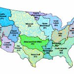 Major River Basins And 8 Digit Watersheds (Hucs) In The Conterminous With Regard To Watershed Map Of The United States