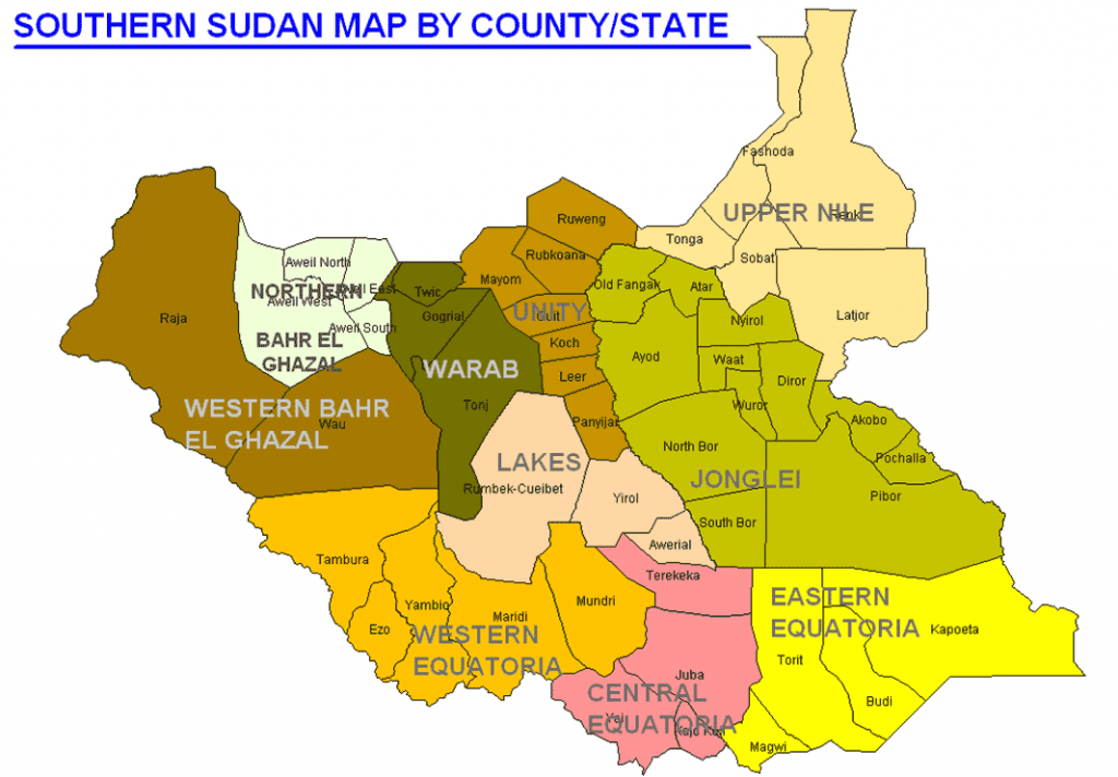 Making Sense Of Riek Machar&amp;#039;s Proposed 21 States For A Federal South in Map Of South Sudan States And Counties