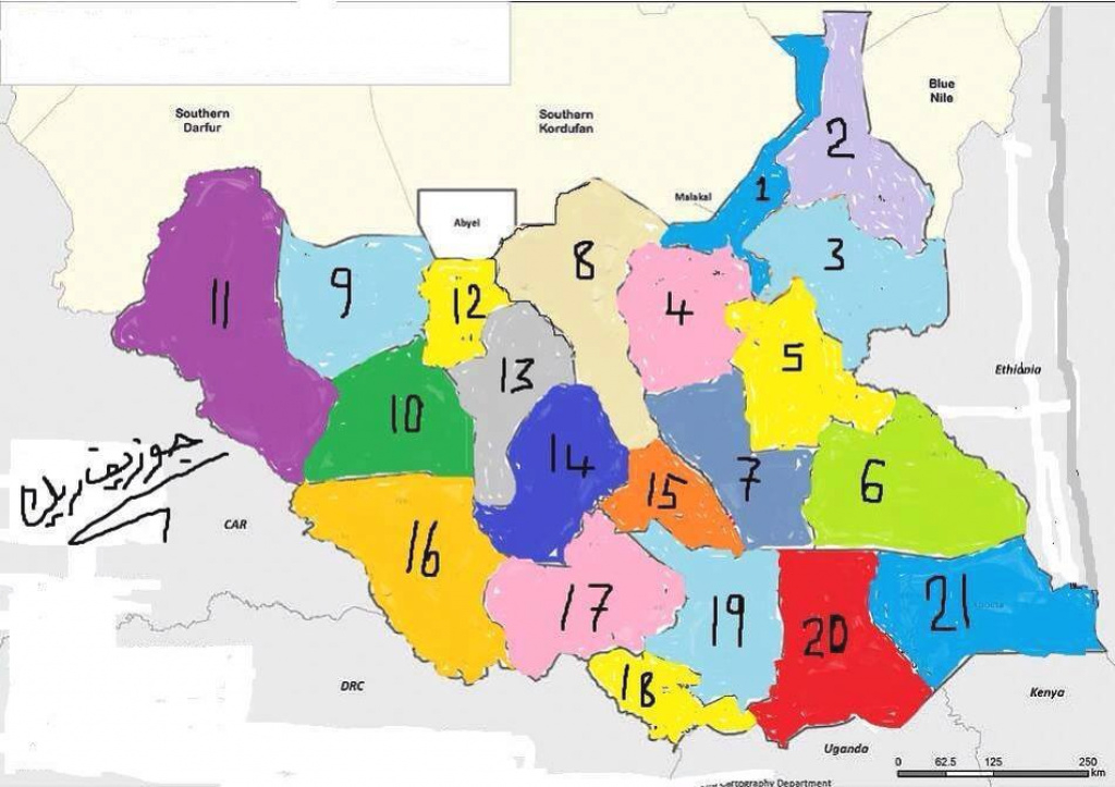 Making Sense Of Riek Machar&amp;#039;s Proposed 21 States For A Federal South intended for Map Of South Sudan States And Counties