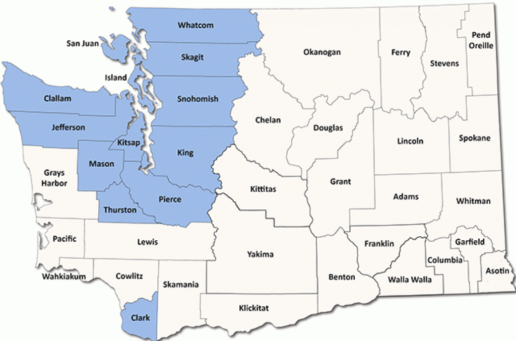 Management Areas :: Washington State Department Of Health pertaining to Washington State Flu Map