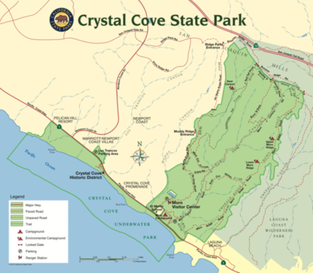 Map | Crystal Cove throughout Crystal Cove State Beach Map