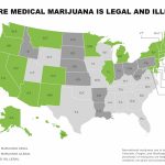 Map: Medical Marijuana Laws Statestate Inside States Where Weed Is Legal Map