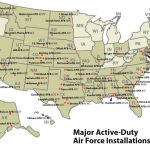 Map Of Air Force Bases In United States. Exactly What I Need For Our For Military Bases By State Map