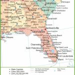 Map Of Alabama, Georgia And Florida Throughout Map Of Georgia And Surrounding States