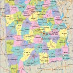 Map Of Alabama   Includes City, Towns And Counties. | United States With Regard To Alabama State Map With Counties