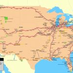 Map Of Amtrak Us Rail System [2279×1272] : Mapporn Within United States Train Map