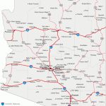 Map Of Arizona Cities   Arizona Road Map Regarding Arizona State Map With Major Cities