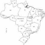 Map Of Brazil (Selected States And Cities Mentioned In The Text For Map Of Brazil States And Cities