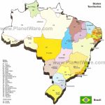 Map Of Brazil States & Major Citites | Planetware Pertaining To Map Of Brazil States And Cities