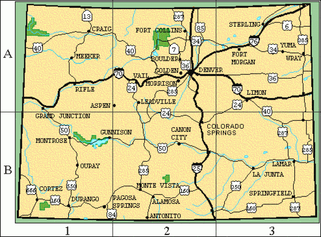 Map Of Colorado Cities | Colorado Vacation with regard to Colorado State Driving Map