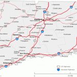 Map Of Connecticut Cities   Connecticut Road Map With Regard To State Of Ct Map With Towns
