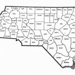 Map Of Counties Nc | Holiday Map Q | Holidaymapq ® In Nc State Map With Counties