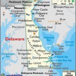 Map Of Delaware Large Color Map Within Map Of Delaware And Surrounding States